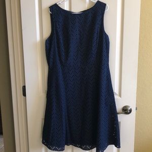 Liz Claiborne Eyelet A-line dress
